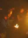 Bob holds flames -- nice!