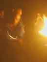 Blurred pic, but neat flames!